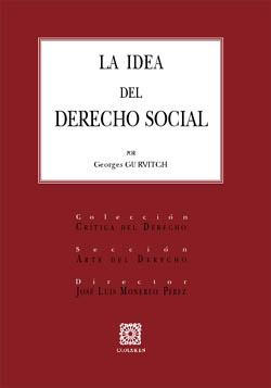 Imagen del vendedor de La idea del derecho social a la venta por Imosver