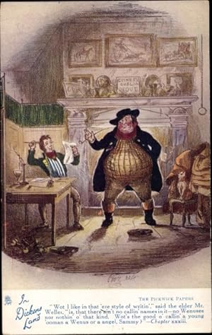 Seller image for Knstler Ansichtskarte / Postkarte In Dickens Land, The Pickwick Papers for sale by akpool GmbH