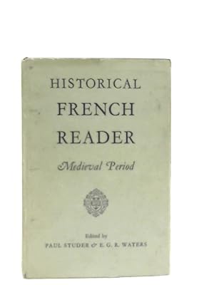 Bild des Verkufers fr Historical French Reader Medieval Period zum Verkauf von World of Rare Books