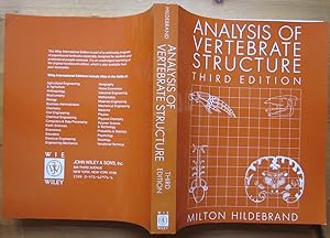 Imagen del vendedor de Analysis of vertebrate Structure. a la venta por Antiquariat Roland Ggler