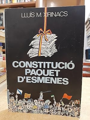 Seller image for CONSTITUCI PAQUET D'ESMENES. for sale by LLIBRERIA KEPOS-CANUDA