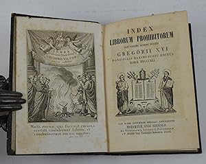Index librorum prohibitorum sanctissimi Domini Nostri Gregorii XVI? jussu editus Romae MDCCCXLI.