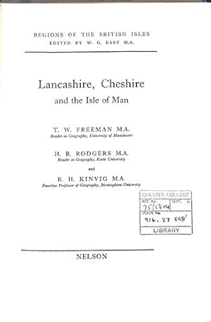 Bild des Verkufers fr Lancashire, Cheshire And The Isle Of Man, zum Verkauf von WeBuyBooks