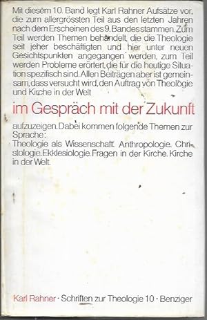 Imagen del vendedor de Im Gesprach mit der Zukunft (Schriften zur Theologie Bd 10) a la venta por Bookfeathers, LLC