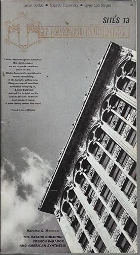 SITES 13: A Literary-Architectural Magazine (1985)