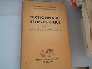 Imagen del vendedor de Dictionnaire tymologique de la langue franaise a la venta por JLG_livres anciens et modernes