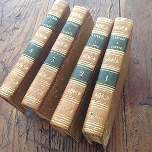 LETTRES à SOPHIE sur la PHYSIQUE , la CHIMIE et l ' Histoire naturelle . Complet en 4 volumes rel...