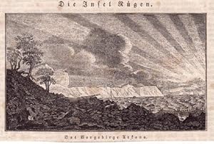 Die Insel Rügen. Das Vorgebirge Arkona. Holzstich.