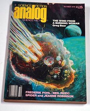Bild des Verkufers fr ANALOG Science Fiction/ Science Fact: October, Oct. 1978 ("The Wind from a Burning Woman"; "Stardance II") zum Verkauf von Preferred Books
