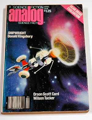 Bild des Verkufers fr ANALOG Science Fiction/ Science Fact: April, Apr. 1978 zum Verkauf von Preferred Books