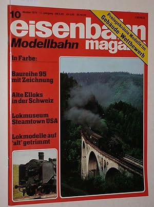 Eisenbahn-Modellbahn-Magazin Heft 10/1979 Oktober - 17. Jahrgang. (früher: moderne Eisenbahn). Ba...