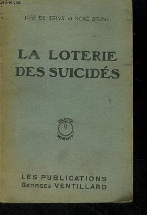Bild des Verkufers fr La loterie des suicids zum Verkauf von Le-Livre