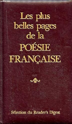 Image du vendeur pour Les plus belles pages de la posie franaise mis en vente par Le-Livre