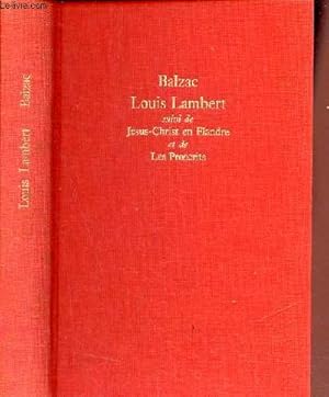 Imagen del vendedor de Louis Lambert suivi de les proscrits et de Jsus-Christ en Flandre. a la venta por Le-Livre