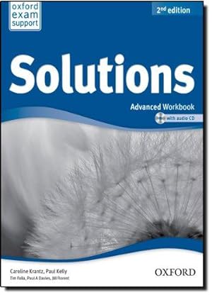 Bild des Verkufers fr Solutions: Advanced: Workbook and Audio CD Pack zum Verkauf von WeBuyBooks