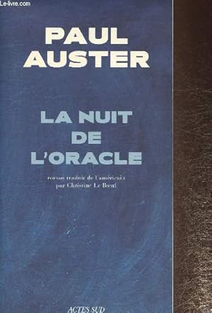 Seller image for La nuit de l'oracle for sale by Le-Livre