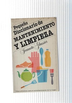 Imagen del vendedor de Pequeo diccionario e Mantenimiento y Limpieza a la venta por El Boletin