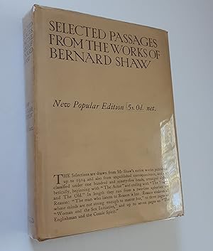 Seller image for Selected Passages From the Works of Bernard Shaw for sale by Alphabet Bookshop (ABAC/ILAB)