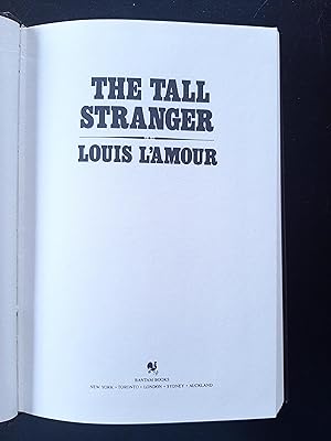 Seller image for The Tall Stranger for sale by Book Barn Boutique