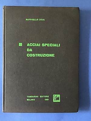 Imagen del vendedor de ACCIAI SPECIALI DA COSTRUZIONE a la venta por Il Mondo Nuovo