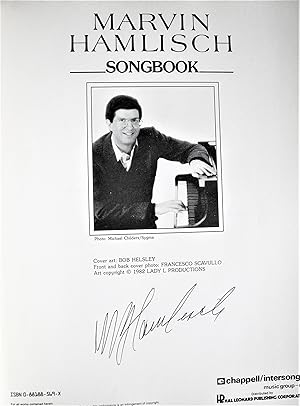 Marvin Hamlisch Songbook. SIGNED COPY