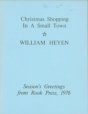 Imagen del vendedor de Christmas Shopping in a Small Town (poem) a la venta por Eureka Books