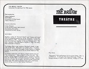 Imagen del vendedor de The Bridge Theatre's 1966 Season a la venta por Specific Object / David Platzker