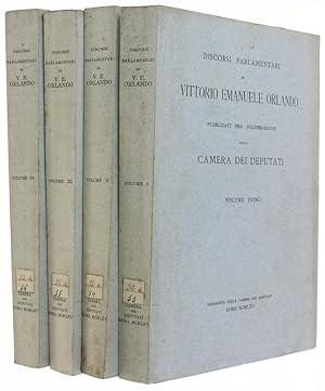 DISCORSI PARLAMENTARI PUBBLICATI PER DELIBERAZIONE DELLA CAMERA DEI DEPUTATI. Volume I - II - III...