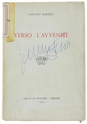 Imagen del vendedor de VERSO L'AVVENIRE.: a la venta por Bergoglio Libri d'Epoca