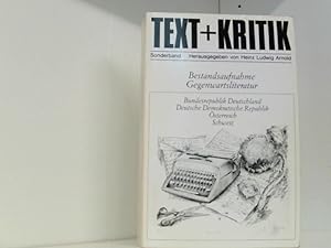 Bestandsaufnahme Gegenwartsliteratur: BRD - DDR - Österreich - Schweiz (Text + Kritik Sonderbände)