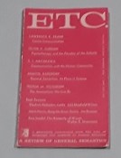 Seller image for ETC. A Review of General Semantics for sale by Erlandson Books