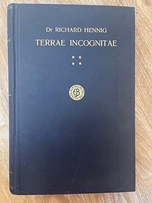 Image du vendeur pour Terrae Incognitae Volume IV Mit 18 Tafeln mis en vente par PlanetderBuecher