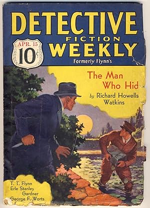 Imagen del vendedor de DETECTIVE FICTION WEEKLY - April 15 1933 a la venta por Gene Zombolas