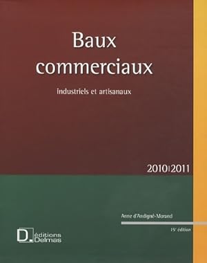 Bild des Verkufers fr Baux commerciaux Industriels et artisanaux - Anne D'Andign?-Morand zum Verkauf von Book Hmisphres