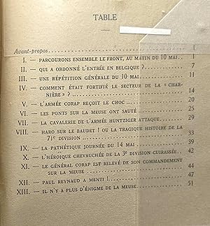 Image du vendeur pour La vrit sur l'affaire corap - l'nigme de la Meuse mis en vente par crealivres