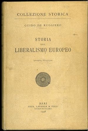 STORIA DEL LIBERALISMO EUROPEO