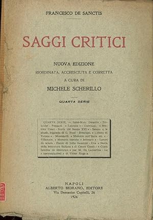 SAGGI CRITICI