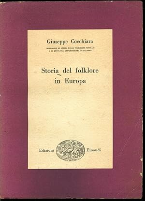 STORIA DEL FOLKLORE IN EUROPA