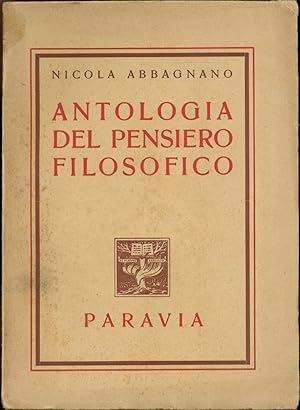 ANTOLOGIA DEL PENSIERO FILOSOFICO