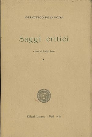 SAGGI CRITICI