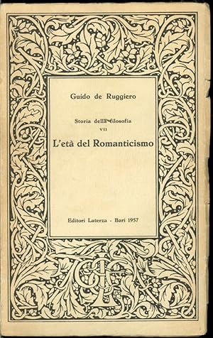 STORIA DELLA FILOSOFIA - VII LÕETA' DEL ROMANTICISMO