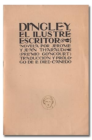 Imagen del vendedor de Dingley, el ilustre escritor. Trad. y prl. de E. Dez-Canedo. a la venta por Librera Berceo (Libros Antiguos)