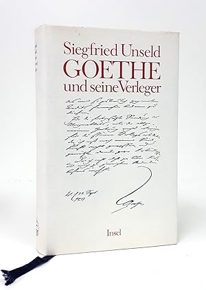Imagen del vendedor de Goethe und seine Verleger. a la venta por Librera Berceo (Libros Antiguos)