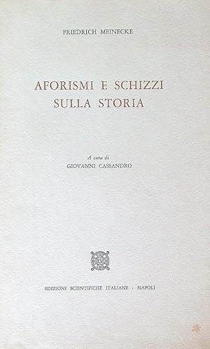 Seller image for Aforismi e schizzi sulla storia for sale by Librodifaccia