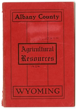 Seller image for ALBANY COUNTY, WYOMING: AGRICULTURAL RESOURCES LIVE STOCK AND MIXED HUSBANDRY for sale by William Reese Company - Americana