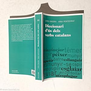 Seller image for Diccionari d's dels verbs catalans: Rgim verbal i canvi i caiguda de preposicions for sale by La Social. Galera y Libros