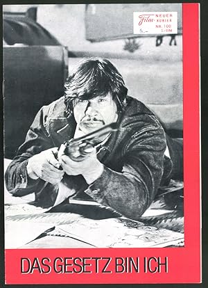 Image du vendeur pour Filmprogramm NFK Nr. 108, Das Gesetz bin ich, Charles Bronson, Al Lettieri, Linda Cristal, Regie: Richard Fleischer mis en vente par Bartko-Reher