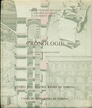 Bild des Verkufers fr Storia del teatro regio di Torino. Cronologie (Vol. V) zum Verkauf von Studio Bibliografico Marini