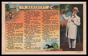 Bild des Verkufers fr poetic postcard: In Kentucky zum Verkauf von Mobyville