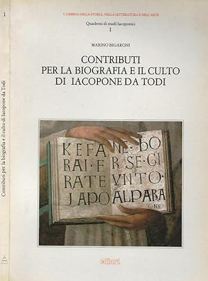 Bild des Verkufers fr Contributi per la biografia e il culto di Iacopone da Todi zum Verkauf von Biblioteca di Babele